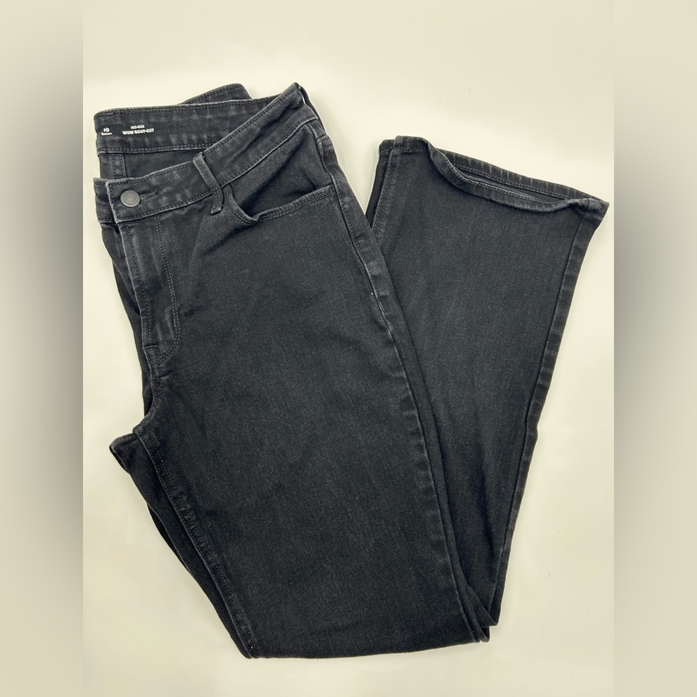 Old Navy Black Denim Boot Cut Pants Women’s Size 10 Short